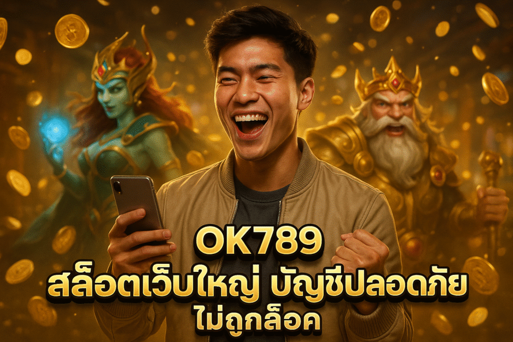 OK789 สล็อตเว็บใหญ่ บัญชีปลอดภัย ไม่ถูกล็อค
