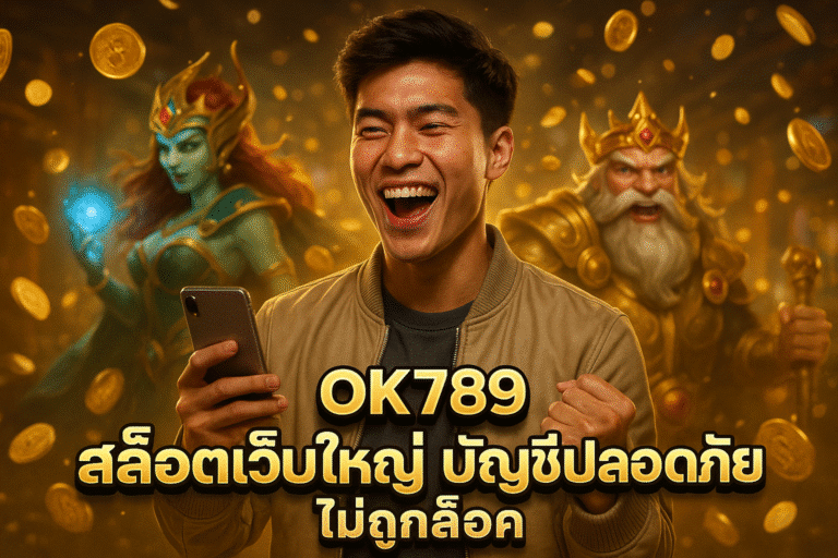 OK789 สล็อตเว็บใหญ่ บัญชีปลอดภัย ไม่ถูกล็อค