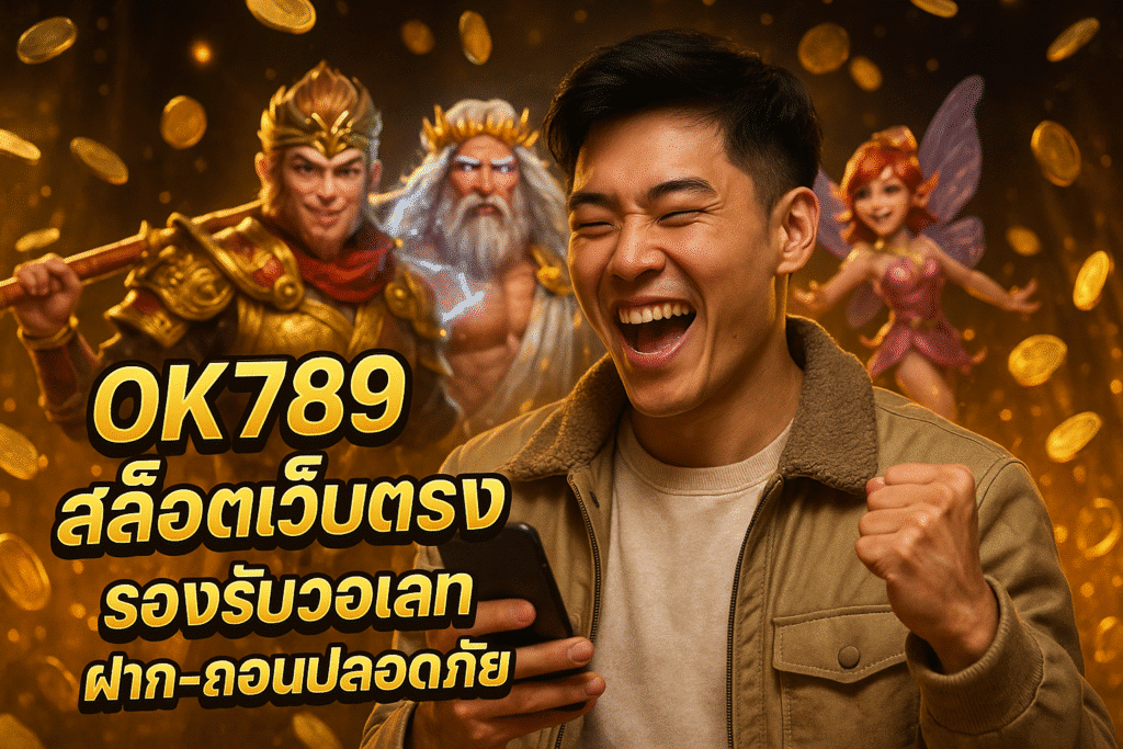OK789 สล็อตเว็บตรง รองรับวอเลท ฝาก-ถอนปลอดภัย