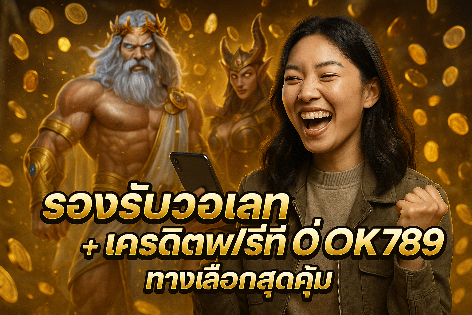 รองรับวอเลท + เครดิตฟรีที่ OK789 ทางเลือกสุดคุ้ม