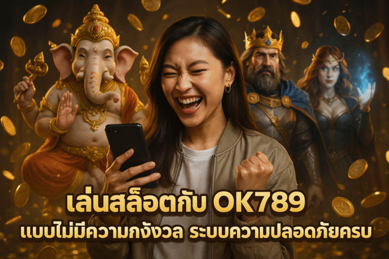 เล่นสล็อตกับ OK789 แบบไม่มีความกังวล ระบบความปลอดภัยครบ