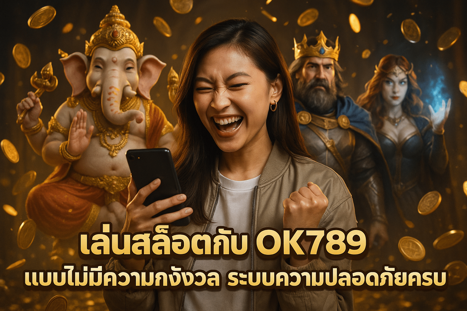 เล่นสล็อตกับ OK789 แบบไม่มีความกังวล ระบบความปลอดภัยครบ